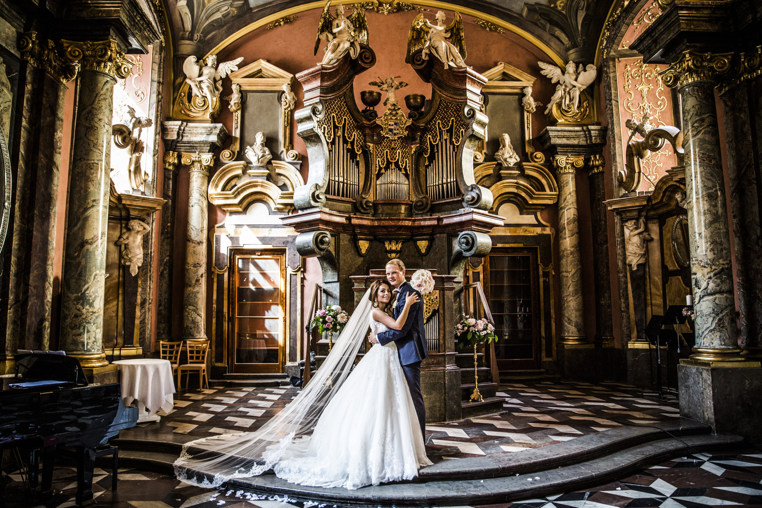 Klementinum & Hotel Hilton - Weddings in Prague - Julie May
