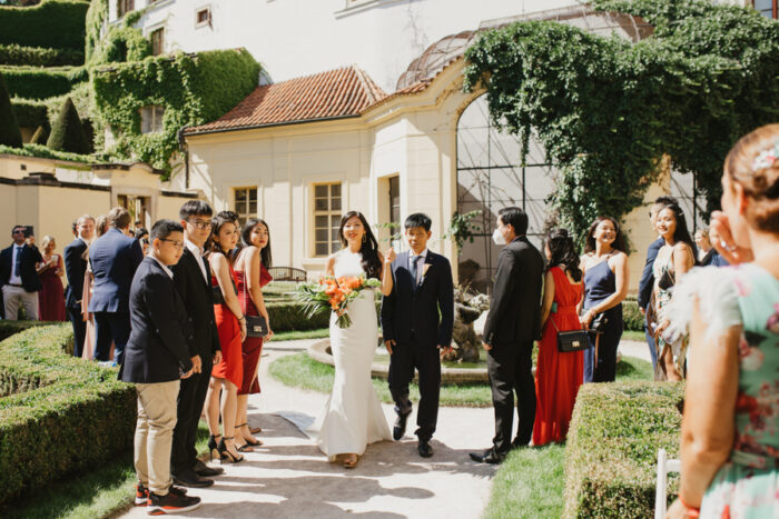 Vrtba gardens & Augustine hotel - Weddings in Prague - Julie May