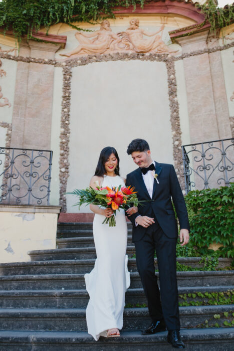 Vrtba gardens & Augustine hotel - Weddings in Prague - Julie May