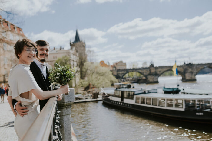 Klementinum & W restaurant - Weddings in Prague - Julie May