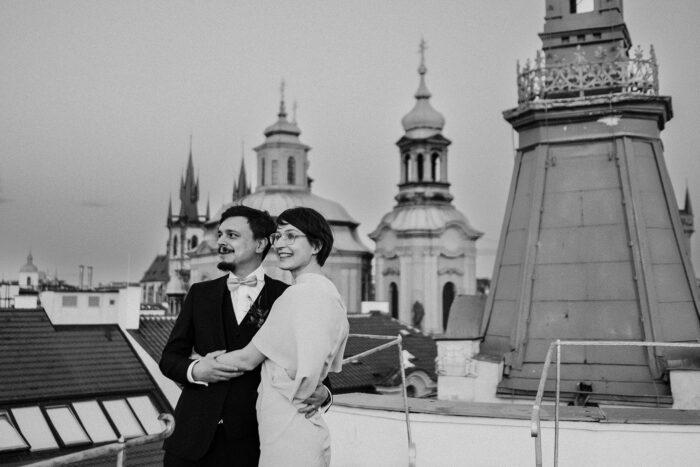 Klementinum & W restaurant - Weddings in Prague - Julie May