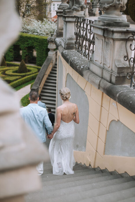 Vrtba gardens - Weddings in Prague - Julie May