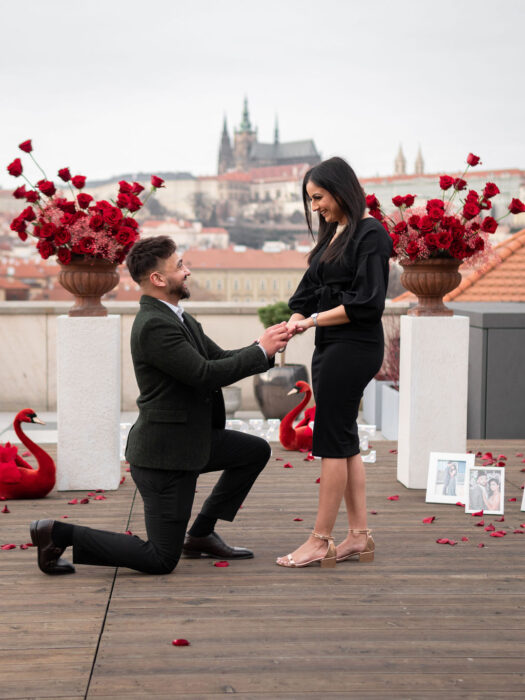 Parm & Jaspreet - Propose in Prague - Julie May