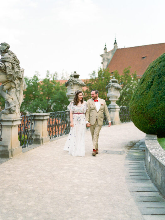 Vrtba gardens & Augustine - Weddings in Prague - Julie May