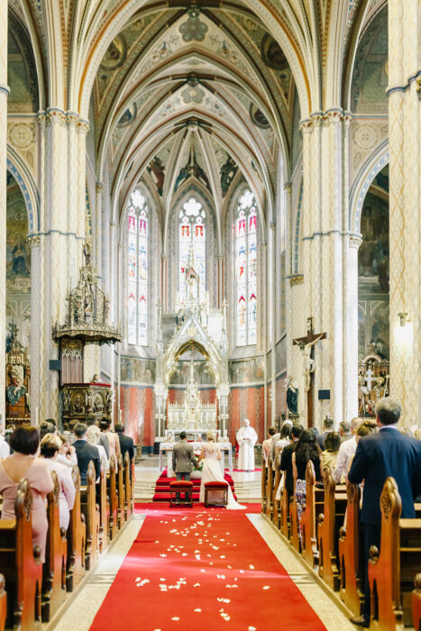 St.Ludmila church & pavilon Grebocka - Weddings in Prague - Julie May