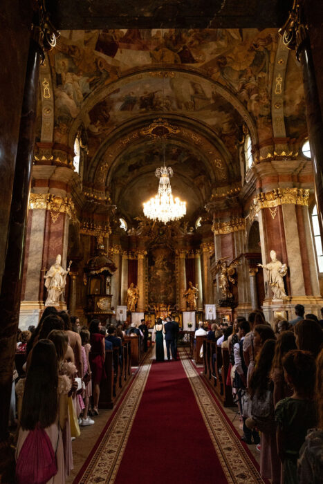 Church St. Catherine of Alexandria & Na Kmíně - Weddings in Prague - Julie May