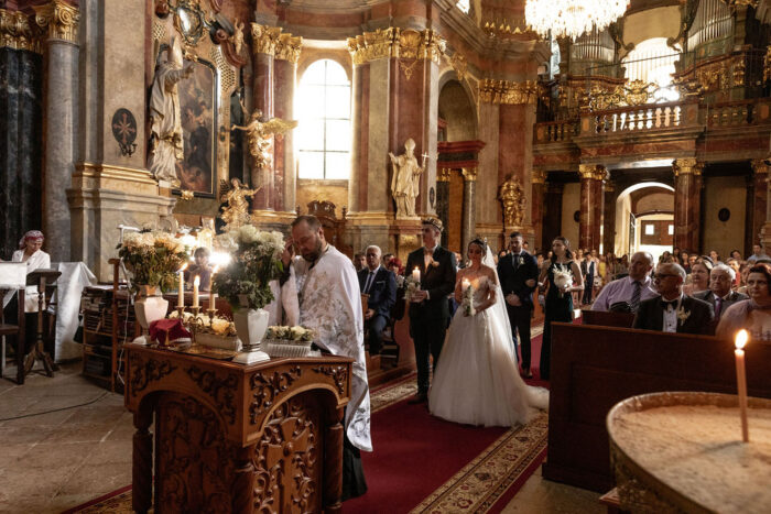 Church St. Catherine of Alexandria & Na Kmíně - Weddings in Prague - Julie May