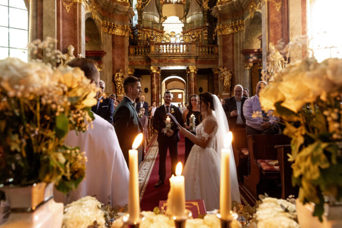 Church St. Catherine of Alexandria & Na Kmíně - Weddings in Prague - Julie May