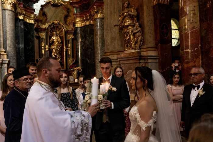 Church St. Catherine of Alexandria & Na Kmíně - Weddings in Prague - Julie May