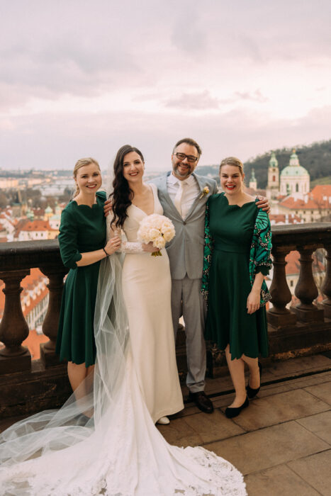 Church of Saint Agnes  & Lobkowicz castle - Weddings in Prague - Julie May