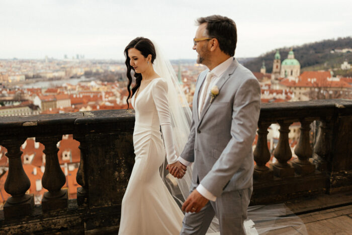 Church of Saint Agnes  & Lobkowicz castle - Weddings in Prague - Julie May