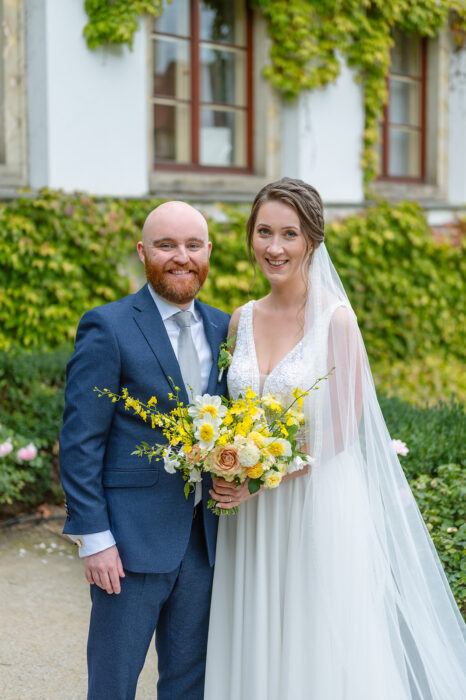 St. Thomas church & Letensky Chateau - Weddings in Prague - Julie May