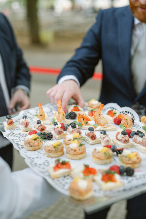 St. Thomas church & Letensky Chateau - Weddings in Prague - Julie May