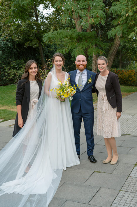 St. Thomas church & Letensky Chateau - Weddings in Prague - Julie May