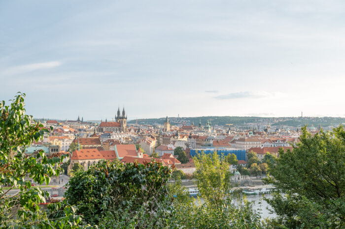 St. Thomas church & Letensky Chateau - Weddings in Prague - Julie May